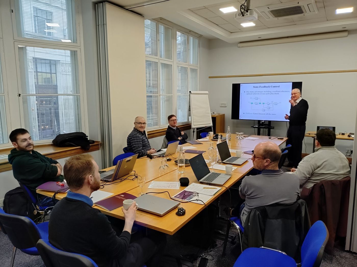 Mike Grimble delivering training