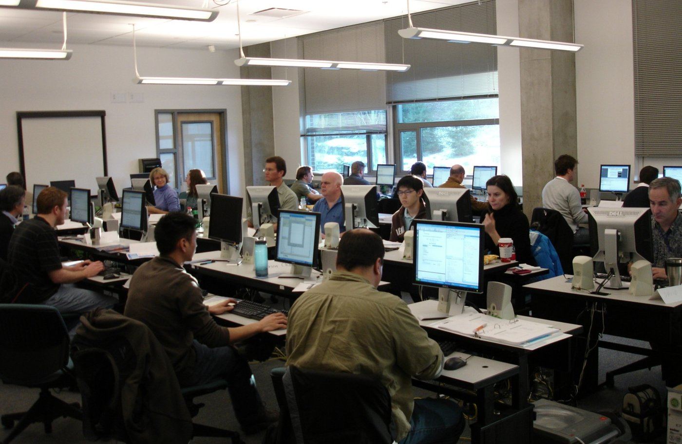 Training course hands-on session at Boeing