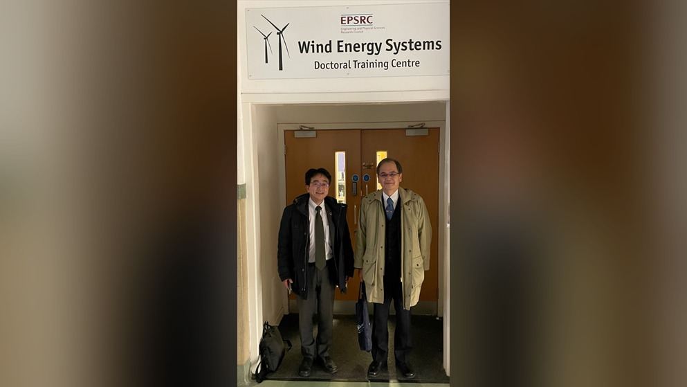 Professor Yamamoto and Dr Morita at the University of Strathclyde